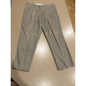 Vintage Y2K NOS Levis Dress Pants Relaxed Fit Pleated Khaki Tan Mens 36x30 2007